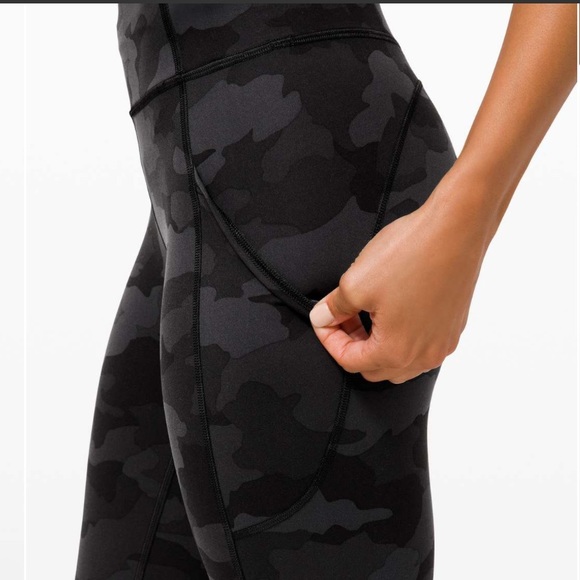 NWT Lululemon Invigorate High Rise Tight 25" Heritage 365 Camo Pockets Size 4 - Picture 13 of 13